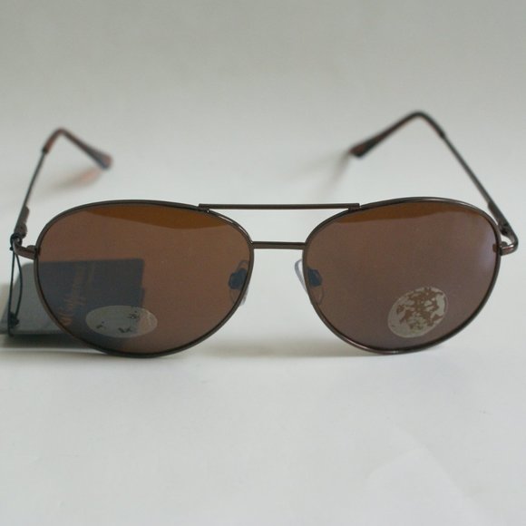 NWT TruVintage 90's Aviator DBL Bridge w/Spring Hinge Coppermax Lens Sunglasses - Picture 1 of 8